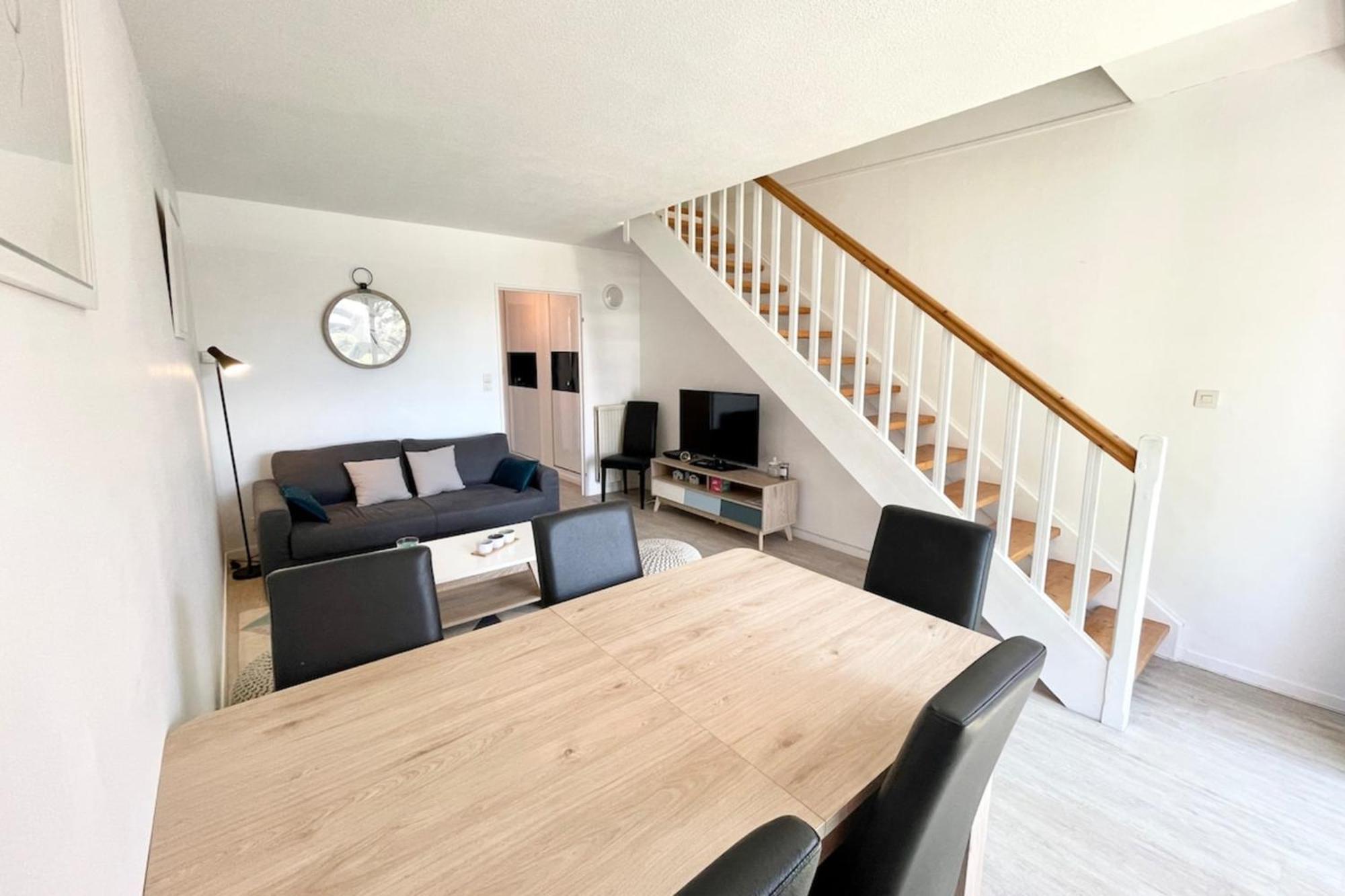 T3 Duplex Top Cosy Balcon 300M Des Plages Carnac Buitenkant foto