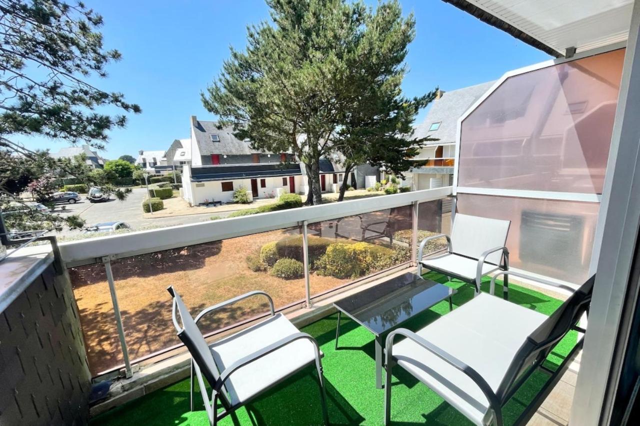 T3 Duplex Top Cosy Balcon 300M Des Plages Carnac Buitenkant foto