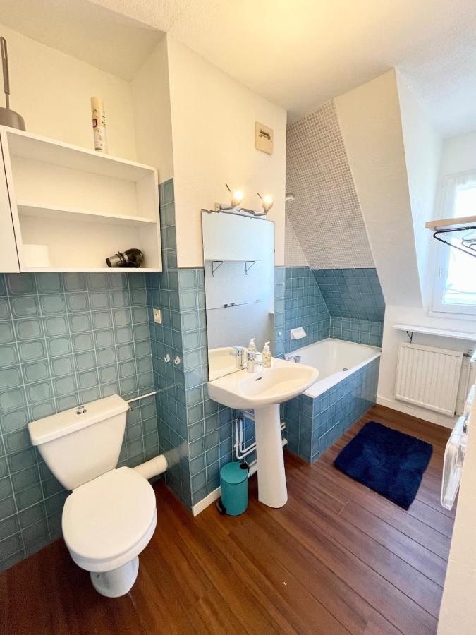 T3 Duplex Top Cosy Balcon 300M Des Plages Carnac Buitenkant foto